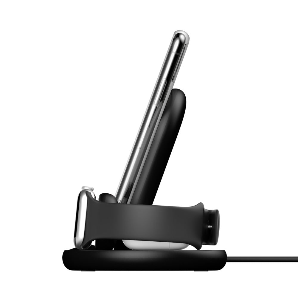 Apple Devices BELKIN BOOST CHARGE 3-in-1 Wireless Charger - Black WIZ001auBK Belkin